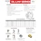 Trans Atlantic Co. Heavy Duty Brushed Chrome Grade 1 Commercial Cylindrical Passage Hall/Closet Door Handle DL-LHV10-US26D - alternate 9